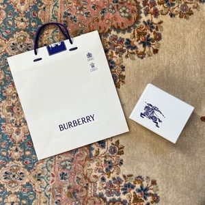 Burberry Wallet Box & Shopping Bag
